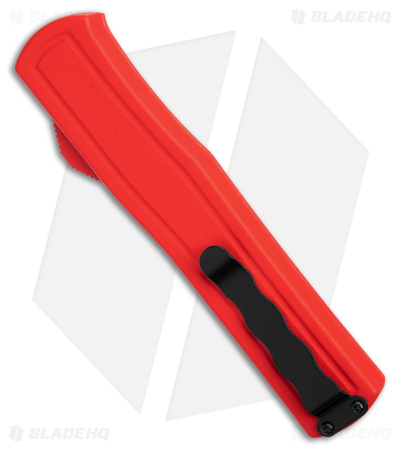 AKC F-20 D/A Dagger OTF Automatic Knife Dark Red Aluminum (3.6" Two Tone)