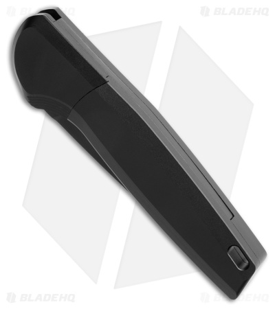AKC X-Treme Spy Bolster Release Automatic Knife Black Aluminum (2.4" Black D2)
