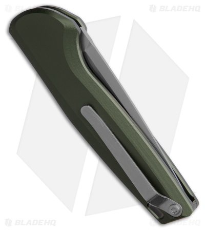 AKC X-Treme Spy Bolster Release Automatic Knife OD Green Al (2.4" Satin D2)