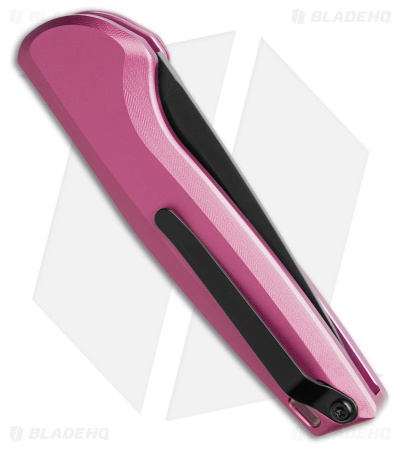 AKC X-Treme Spy Bolster Release Automatic Knife Purple Aluminum (2.4" Black)