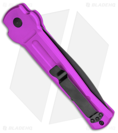 AKC X-treme Ace Automatic Knife Purple (3.6" Black)