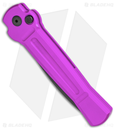 AKC X-treme Ace Automatic Knife Purple (3.6" Black)