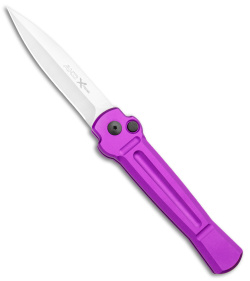 AKC X-treme Ace Automatic Knife Purple (3.6" Satin)