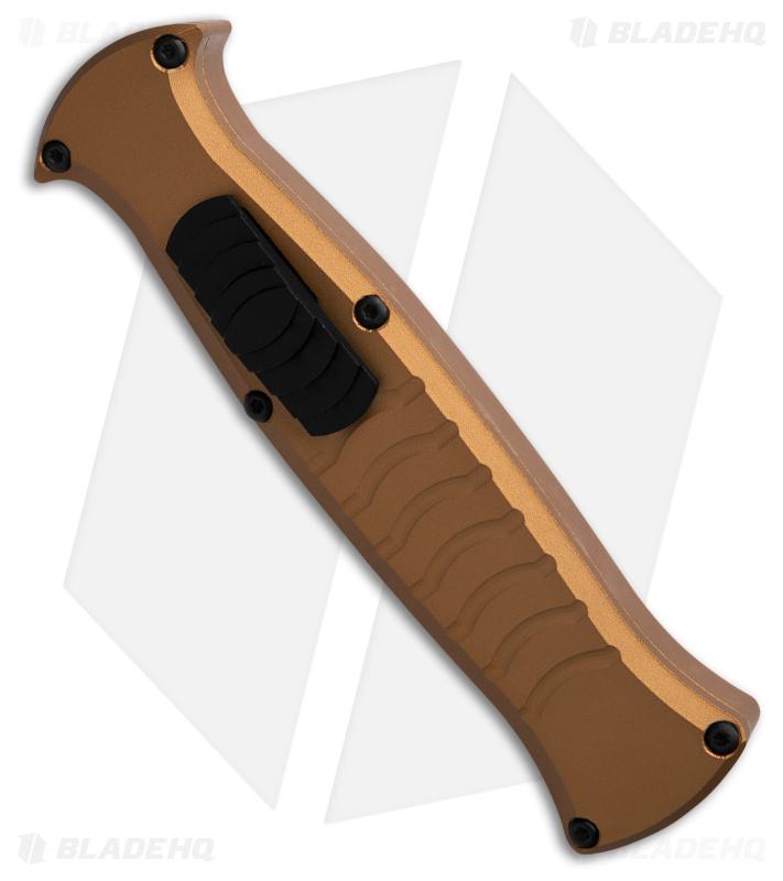 AKC X-treme EVO Spear Point OTF Automatic Knife Gold (3.5" Black)