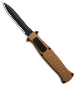 AKC X-treme EVO Dagger OTF Automatic Knife Gold (3.5" Black)