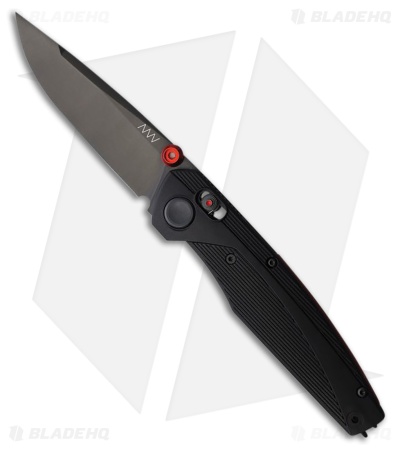 Acta Non Verba A100 A-Lock Knife Black GRN (3.5" DLC Sleipner)