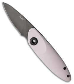 Acta Non Verba Z070 Slip Joint Knife Rose White GRNPU (2.1" DLC Sleipner)