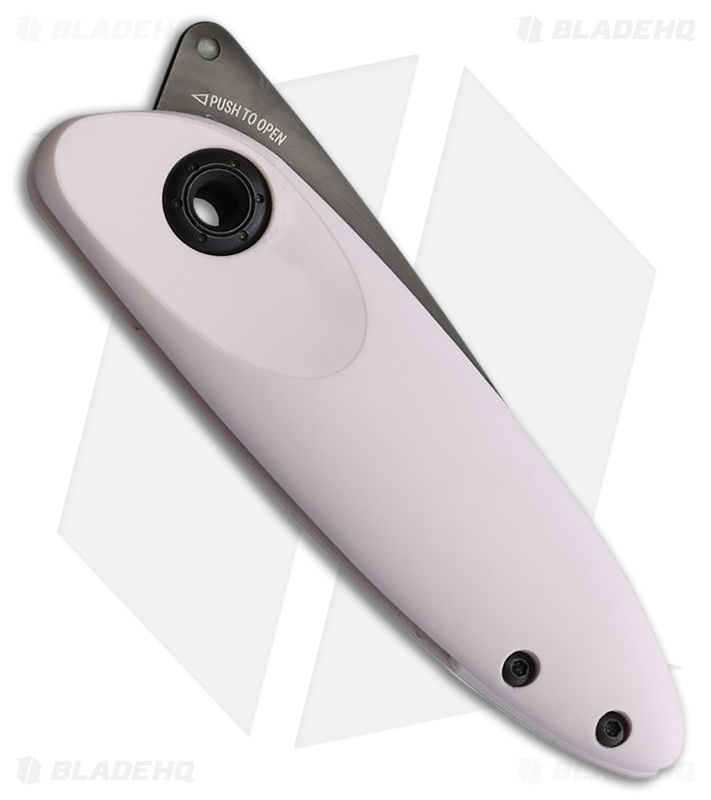 Acta Non Verba Z070 Slip Joint Knife Rose White GRNPU DLC