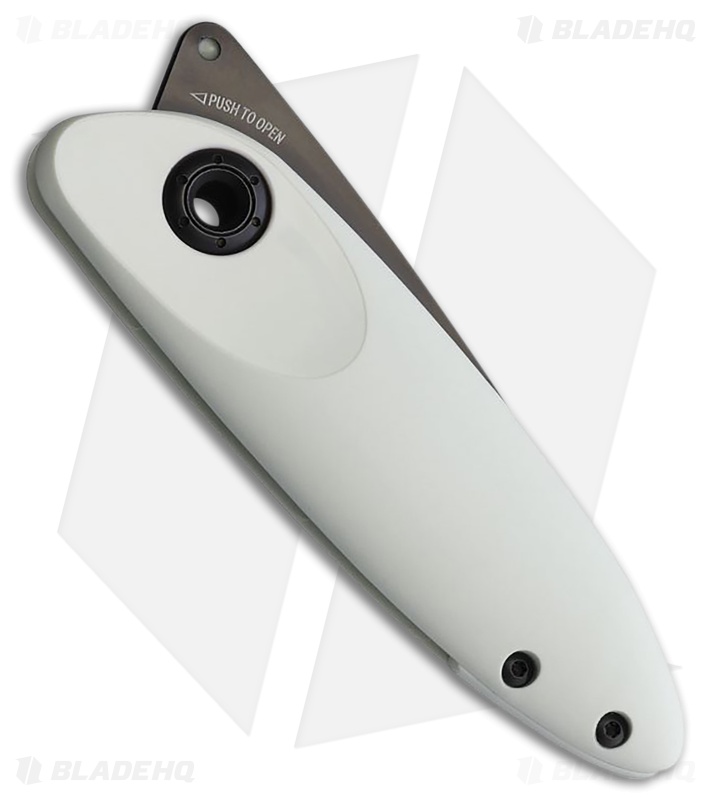 Acta Non Verba Z070 Slip Joint Knife Mint White GRNPU (2.1" DLC Sleipner)
