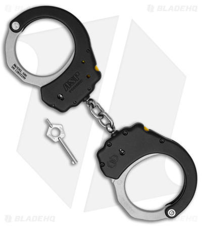ASP Chain Cuffs Ultra Plus Steel Black & Silver Aluminum