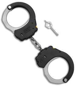 ASP Chain Cuffs Ultra Plus Steel Black & Silver Aluminum