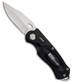 AccuSharp Wheel Lock Sport Knife Black Aluminum (2.5" Satin)