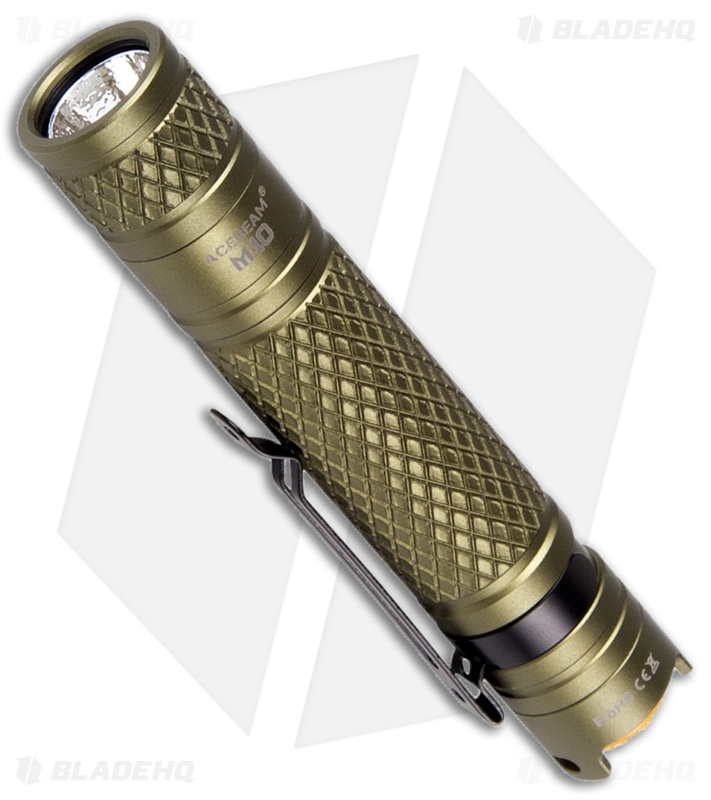 Acebeam M10 Flashlight Cree XP-G3 LED OD Green (224 Lumens)