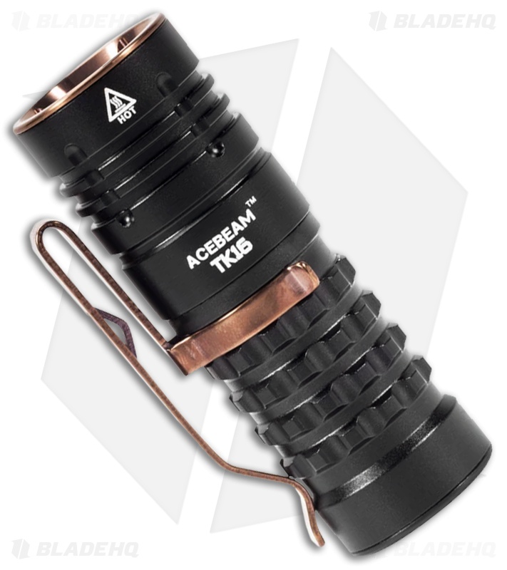 Acebeam TK16 AL EDC Pocket Flashlight Black /w Copper Accents - BHQ