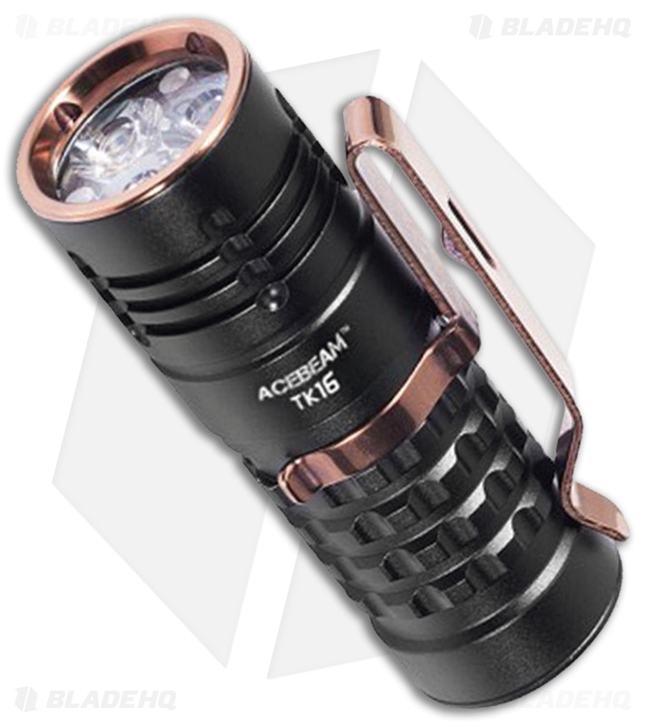 Acebeam TK16 AL EDC Pocket Flashlight Black /w Copper Accents - BHQ