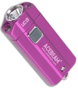 Acebeam UC15 Keychain Flashlight Cree XP-L Pink (1000 Lumens)