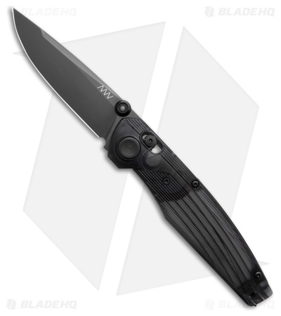 Acta Non Verba A100 ELMAX A-Lock Knife Black Ultem (3.5"Black DLC)
