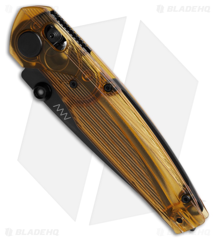 Acta Non Verba A100 ELMAX A-Lock Knife Natural Ultem (3.5"Black DLC)