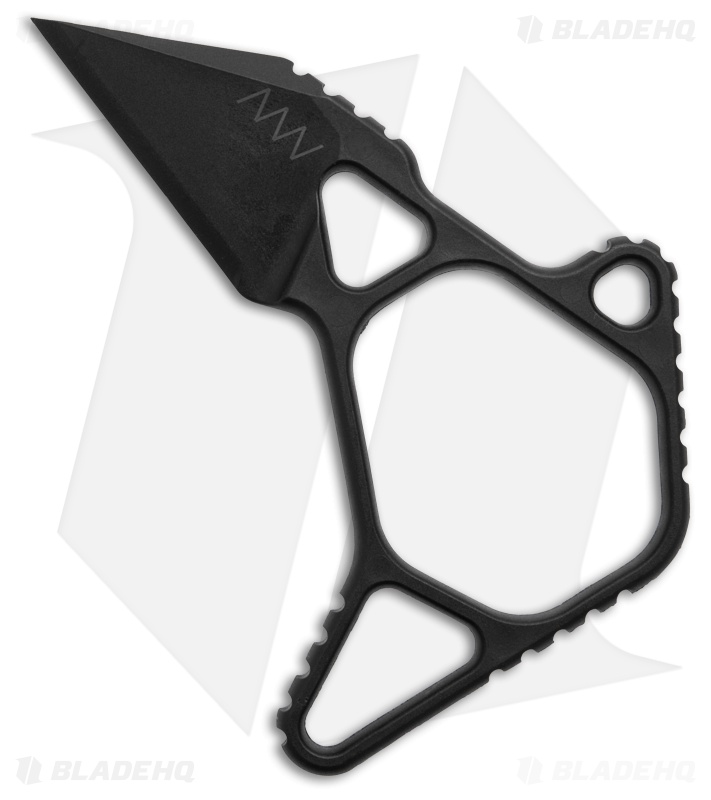 Acta Non Verba Knives M06 GRN Composite Fixed Blade Knife (1.8" Black)