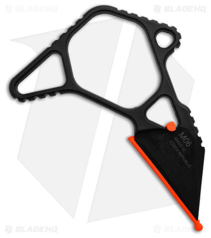 Acta Non Verba Knives M06 GRN Composite Fixed Blade Knife (1.8" Black)