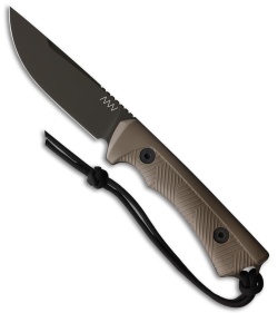 Acta Non Verba Knives P200 Fixed Blade Knife Coyote Polymer (4.1" Olive)