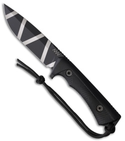 Acta Non Verba Knives P250 Fixed Blade Knife Black GRN (4.7" Black Cerakote)