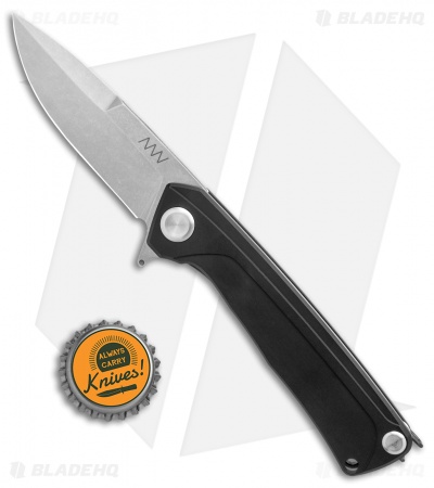 Acta Non Verba Knives Z100 Liner Lock Knife | Black Aluminum | BHQ