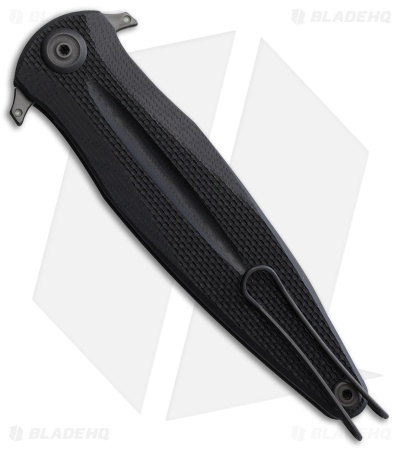 Acta Non Verba Knives Z400 Knife Black G-10 (Black DLC)
