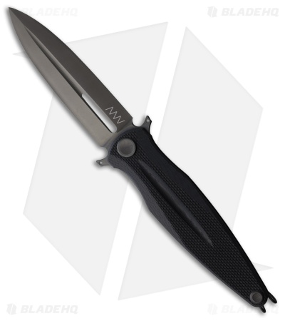 Acta Non Verba Knives Z400 Knife Black G-10 (Black DLC)