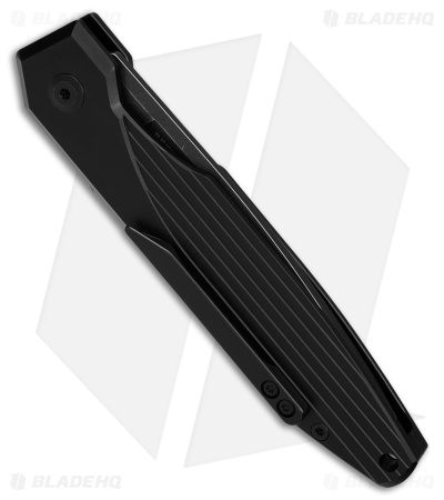 AKC X-treme Dandy Automatic Knife Black Aluminum (3.1" Black Stonewash)