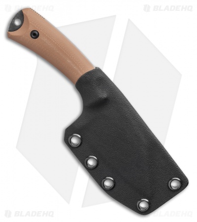 Akeron La Sanction Bastinelli Fixed Blade Knife Green G10 (3" Black SW)