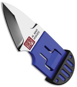 Al Mar Stinger Keychain Knife Blue/Black (1.3" Satin) 