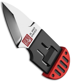Al Mar Stinger Keychain Knife Red/Black (1.3" Satin)