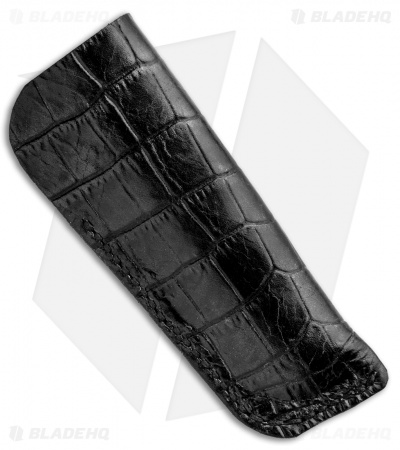 Alphahunter Tactical/Gatorbud Gator Tooth Slip Joint Knife Black G-10 (3" Satin)