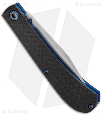 Alphahunter Tactical/Gatorbud Knives Gator Tooth Slip Joint Knife CF (3" Satin)