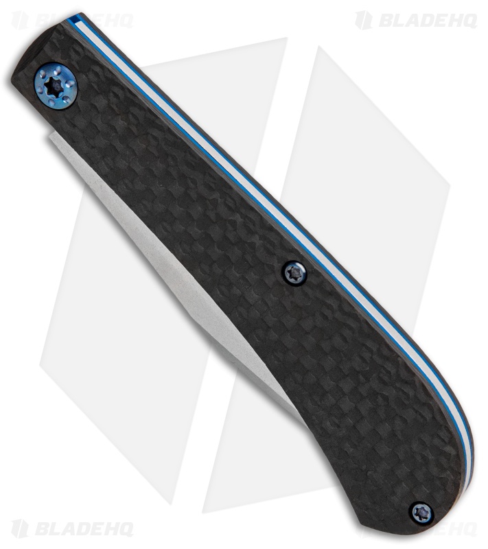 Alphahunter Tactical/Gatorbud Knives Gator Tooth Slip Joint Knife CF (3" Satin)