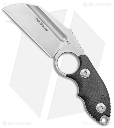 Andre de Villiers Box Butcher Knife Carbon Fiber - Blade HQ