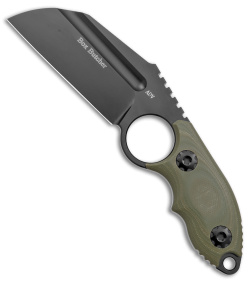 Andre de Villiers Box Butcher Knife OD Green - Blade HQ