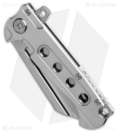 AdV Tactical Mini Butcher Frame Lock Knife Gray Titanium (3.4" Satin)