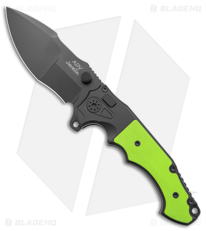 Andre de Villiers Mini Javelin Knife Neon Green - Blade HQ
