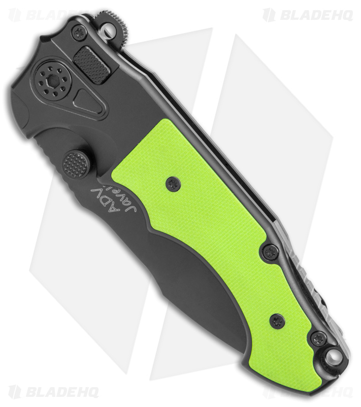 Andre de Villiers Mini Javelin Knife Neon Green - Blade HQ