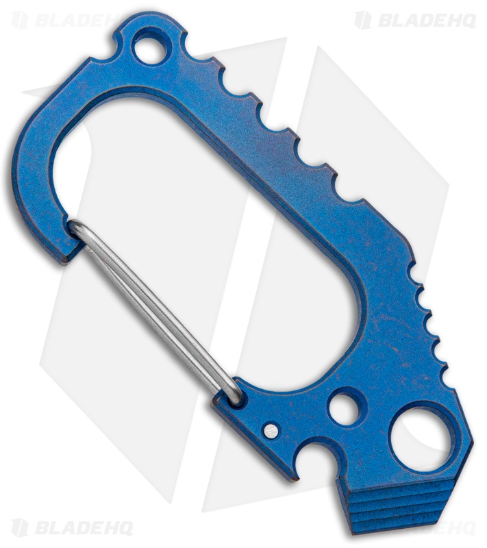 Jens Anso Titanium Carabiner V3 - Blue