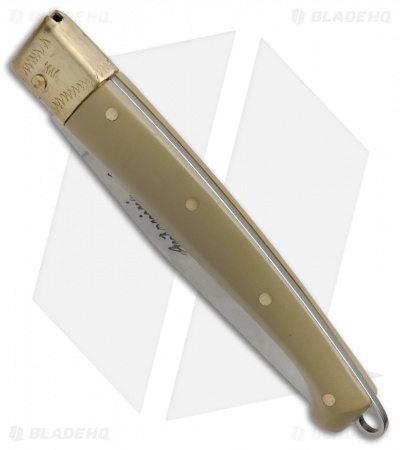 Antonini Knives Small Pattada Friction Lock Knife Sim Horn (3.1" Satin) 637/FC