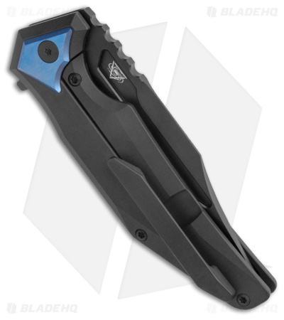 Arcane Design The ABYSS Frame Lock Knife Black Titanium (3.5" Black M390)