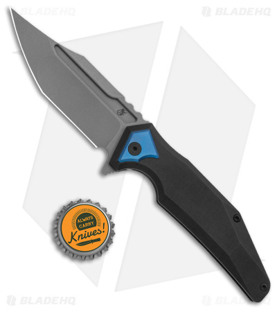 Arcane Design The ABYSS Frame Lock Knife Black Titanium (3.5" SW M390)