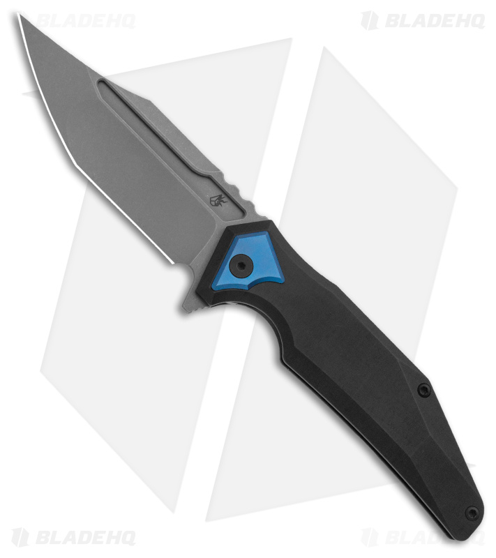 Arcane Design The ABYSS Frame Lock Knife Black Titanium (3.5" SW M390)