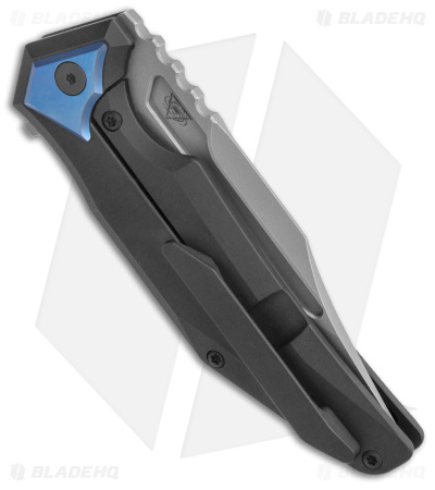 Arcane Design The ABYSS Frame Lock Knife Black Titanium (3.5" SW M390)