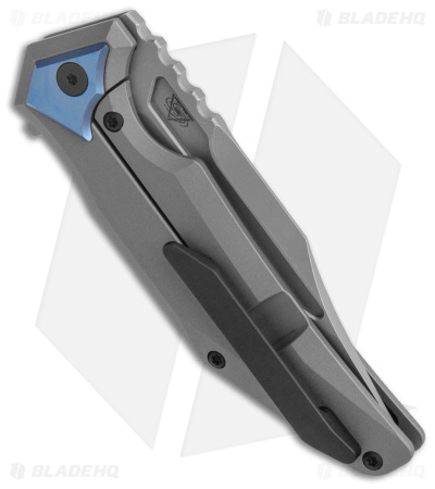 Arcane Design The ABYSS Frame Lock Knife Gray Titanium (3.5" SW M390)