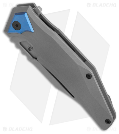 Arcane Design The ABYSS Frame Lock Knife Gray Titanium (3.5" SW M390)