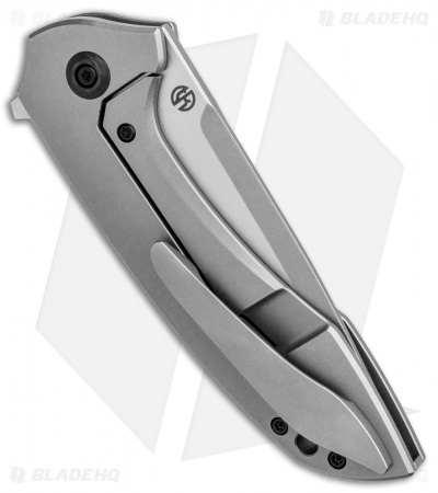 Arcform Catalyst Flipper Knife Ti/Carbon Fiber (3.5" Stonewash) TuffKnives